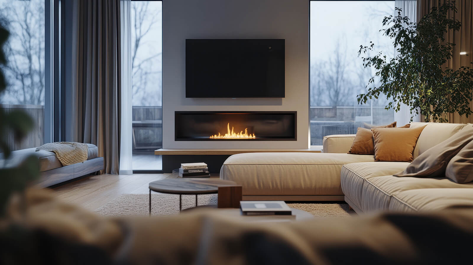 fireplace