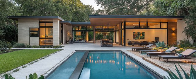 Modern Backyard with Pool